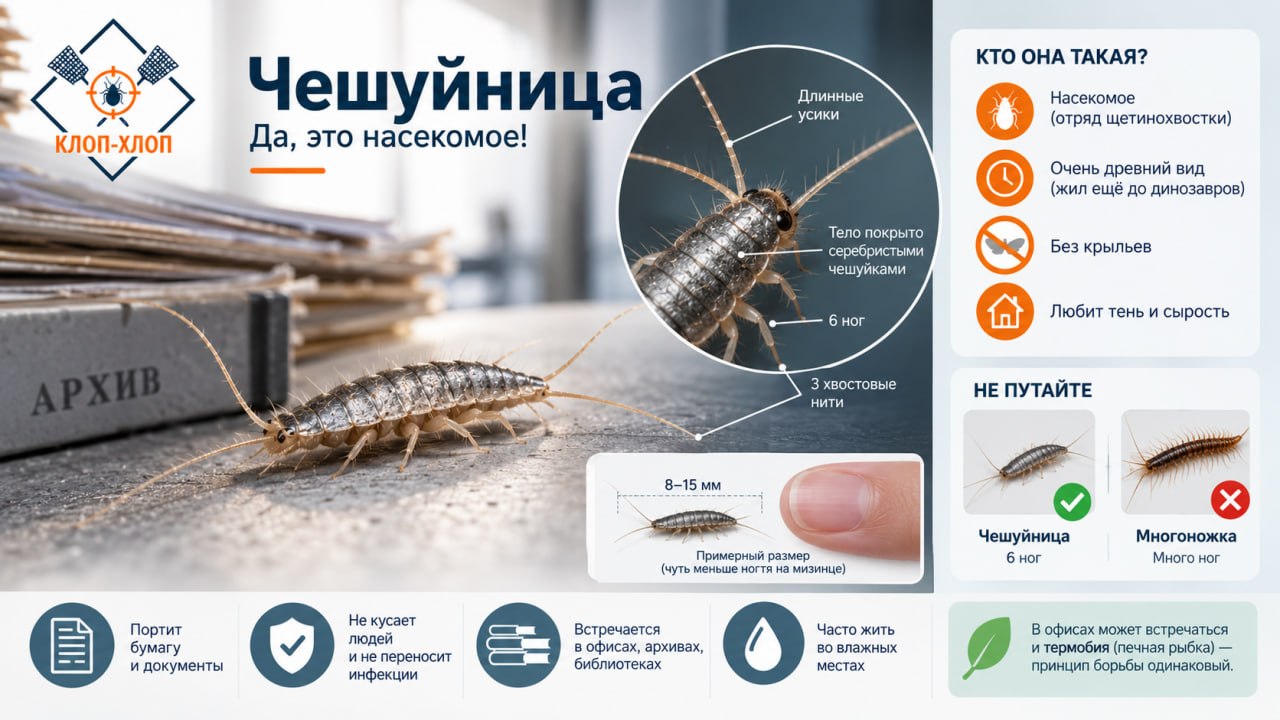 Что такое чешуйница &ndash; она насекомое или нет?
